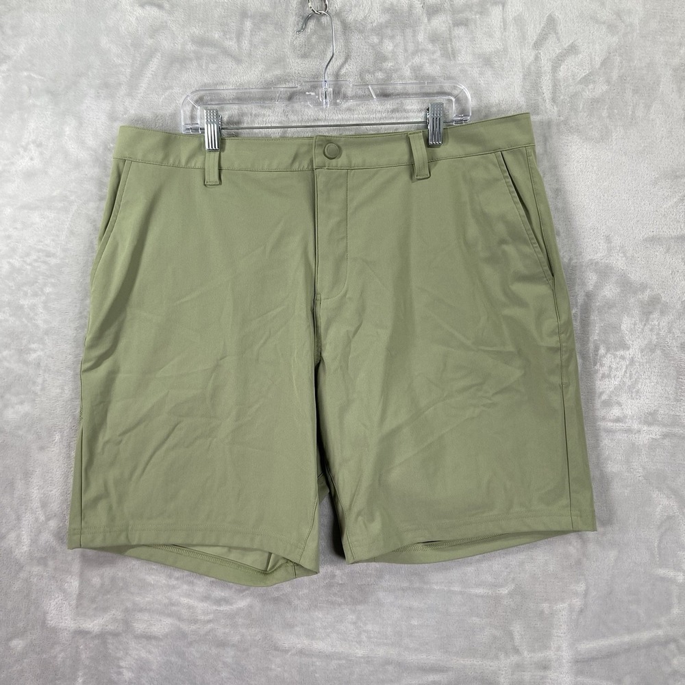 Rhone Shorts Mens 38 Commuter 9" Inseam Chino Flat Front Performance Casual
